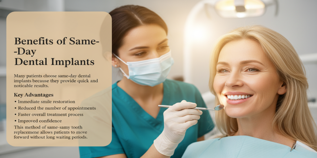 Benefits of Same-Day Dental Implants